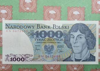 1000 złotych Mikołaj Kopernik 1982 stan AU/UNC