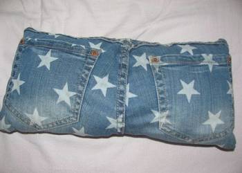 poducha podręczna pupa jeans wymiar: 36 x 17 x 6 cm