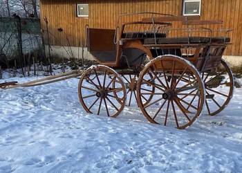 Stara dorożka / wóz konny – przełom XIX/XX w.