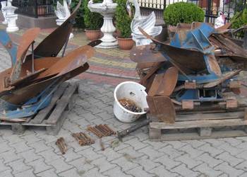 Części do pługa Overum CX 590, 490, koło Kuhn, skiba Gregoire Besson