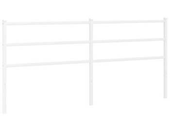 Metalowe wezgłowie białe 180 cm WM-355450