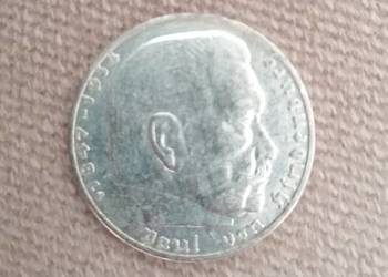 moneta 2 marki Niemcy rok 1939