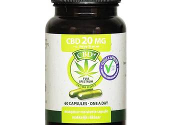Jacob Hooy CBD 20mg (60 Kapsułek)