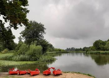 Domek nad rz. Pilicą.