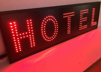 Reklama diodowa HOTEL 135x40cm zewnętrzna