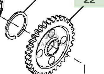 John Deere 8110 8210 8310 8410 Bieg Tryb Zębatka CZĘŚCI R127196