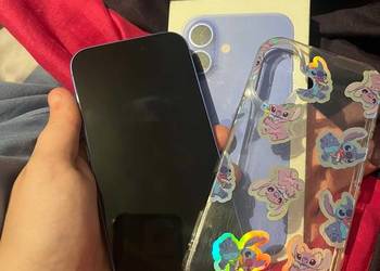 Telefon Apple iPhone 16 Blue | 8GB Ram | 128gb ROM | 100% baterii | 26 cykl