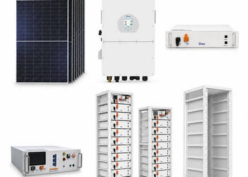 Zestaw fotowoltaiczny hybrydowy 36 kWp - falownik DEYE SG01HP3 3