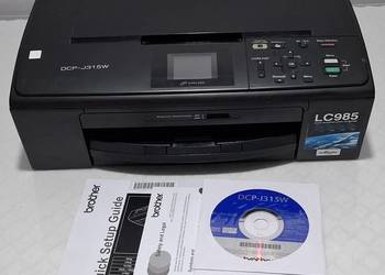 Urządzenie wielofunkcyjne, drukarka atramentowa Brother DCP-J315W, uszkodzo