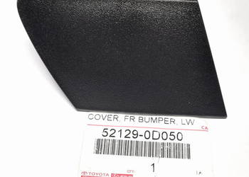 TOYOTA Yaris Zaslepka haka holowniczego przod 52129-0D050 OE