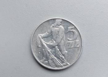moneta 5 zł "Rybak" (1974 r.), Polska, PRL, retro, antyk