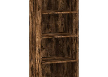 Wysoka szafka przydymiony dąb 50x41x124 cm WM-846401