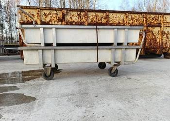 Wanna na kołach pojemnik kwiaty tunel foliowy