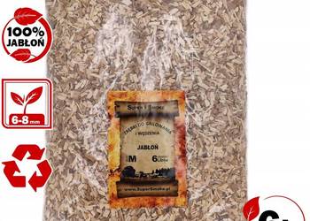 Zrębki Wędzarnicze Super Smoke JABŁOŃ KL-08 (6-8mm) Medium 6 Litrów