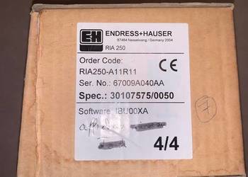 Endress + Hauser RIA250-A11R11 Process Indicator Display RIA 250