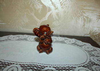 Słonik Porcelit Ceramika + metka PRL