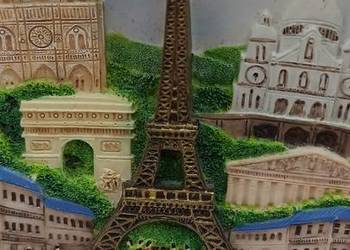 Dekoracyjna zawieszka talerz pamiątka z podróży Paris