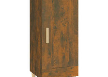 Szafka przydymiony dąb 345x34x90 cm materiał drewnopochodny WM-817432
