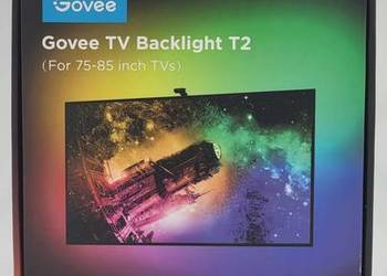 Taśma LED GOVEE H605C Envisual TV Backlight T2 dla TV 75-85 cali Czarny