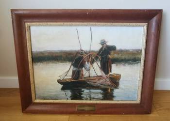 Obraz Leon Wyczółkowski "Rybacy" 1895 r. Reprodukcja