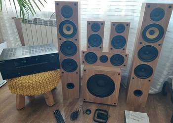 Onkyo TX-NR575E + głośniki TAGA(zestaw kina domowego)