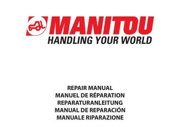 Manitou ML632 635 MT835 -120 LS MT845 instrukcja napraw PL