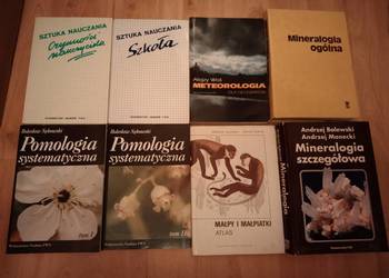 Pedagogika, Mineralogia, Pomologia, Meteorologia,
