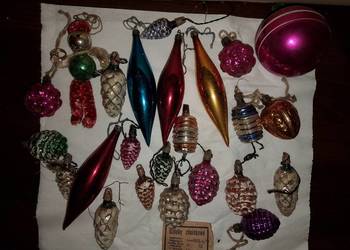 Ozdoby choinkowe PRL