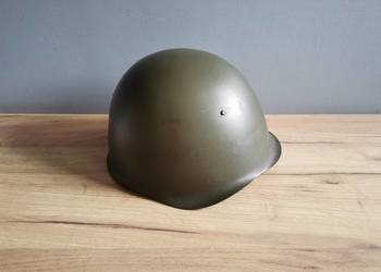 Stary stalowy chełm wojskowy WZ 50, HS 2/1 1958 huta Silesia