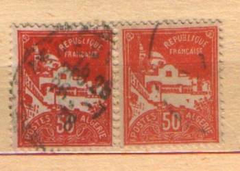 Zn. Algeria Mi DZ 102 a, b kas  1930