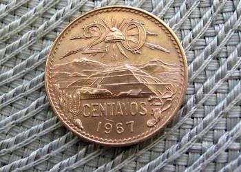 Meksyk 20 Centavos 1967r