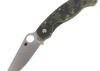 Nóż składany Spyderco Military G-10 Camo Plain (C36GPCMO)
