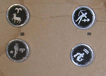 przypinka pinsa vintage znaki zodiaku_Dd