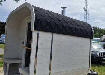 Sauna Ogrodowa Cube Medium 2,4m-z piecem w cenie dostępna od ręki