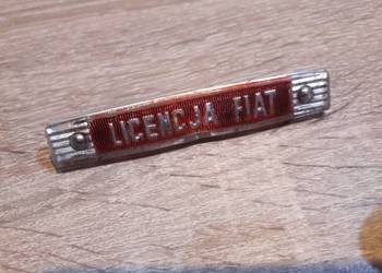 Fiat 125p 126p znaczek licencja Fiat emblemat