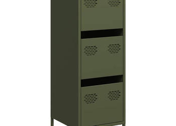 Szafka oliwkowa 39x35x1035 cm stal WM-851404