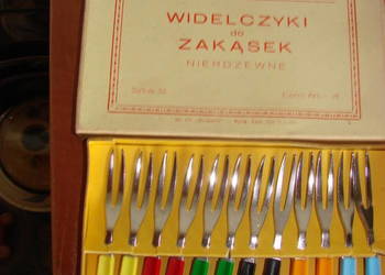 Widelczyki do zakąsek PRL