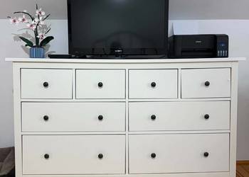 Meble komoda szafa łóżko z materacem 200x140