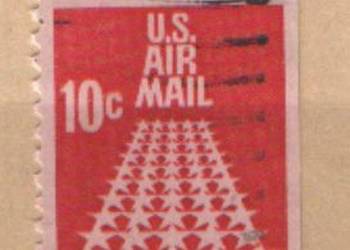 Zn. USA  Pocz. Lotnicza  - wykaz w opisie kas