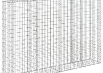 Kosze gabionowe 2 szt 300x50x200/220 cm galwanizowane żelazo WM-3146791