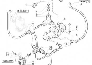 New Holland T6010 T6090 T6070 Zawor hamulca przycz 82016341