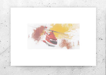 bajkowy plakat dla chłopca, samoloty plakat A4, helikopter obrazek 21x30
