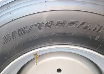 Koła 315/70R22.5 8 otworów do przyczepy HL  Brandys Autosan