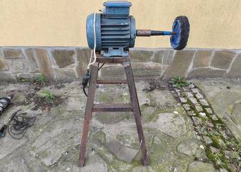 Stara polerka/silnik ze szpicem na tarcze polerskie. 1,5kw