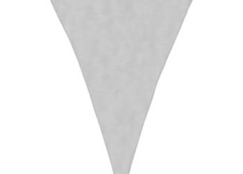 Żagiel przeciwsłoneczny jasnoszary 5x7x7 m 100% poliester WM-4000924