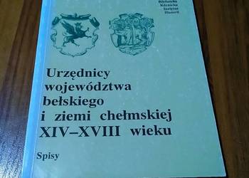 Urzędnicy województwa bełskiego i ziemi chełmskiej XIV-XVIII