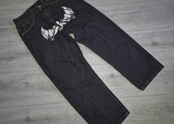 Spodnie jeansowe Baggy Y2K Streetwear rozm M