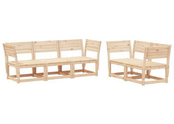 5-cz. zestaw mebli do ogrodu lite drewno sosnowe WM-3216995