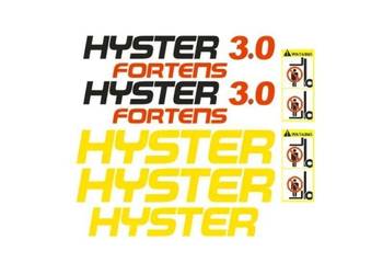 Naklejki oklejenie HYSTER 3.0 FORTENS Zamiennik