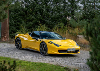 Ferrari 458 Italia 4.5 V8 569HP / Pakiet Carbon / Niski przebieg / Giallo …